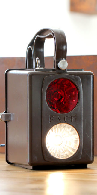 Lampe portative SNCF 1980